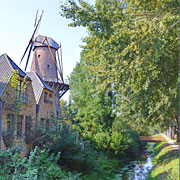Kalkaer Windmühle, die größte im Niederrheinischen