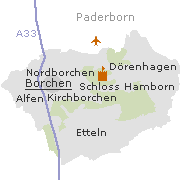 Orte der Gemeinde Borchen