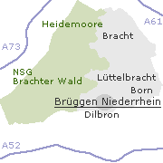 Orte im Stadtgebiet von Brüggen am Niederrhein