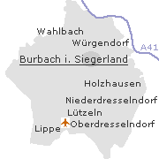 Orts im Stadtgebiet von Burbach im Siegerland
