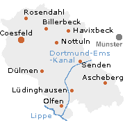 Coesfeld Kreis in Nordrhein-Westfalen