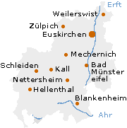 Euskirchen Kreis in Nordrhein-Westfalen