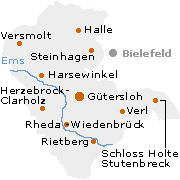 Gütersloh Kreis in Nordhein-Westfalen