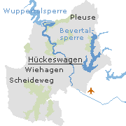 Orte im Stadtgebiet von Hückeswagen