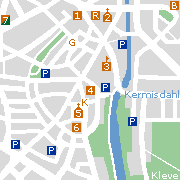 Kleve, Plan der Innenstadt