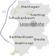 Orte im Stadtgebiet von Leopoldshöhe