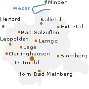 Lippe Kreis in Nordrhein-Westfalen