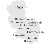 Lügde, Ortsteile