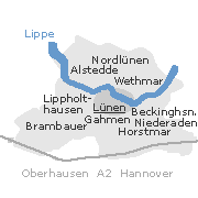 Lünen an der Lippe, Ortsteile
