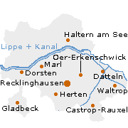 Recklinghausen Kreis in Nordrhein-Westfalen