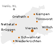 Viersen Kreis in Nordrhein-Westfalen