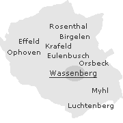 Zugehörigkeiten zum Stadtgebiet Wassenberg