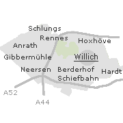 Orte im Stadtgebiet von Willich