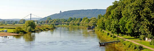 Minden an der Weser, mit der Porta Westfalica © BildPix.de