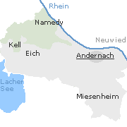 Orte im Stadtgebiet von Andernach