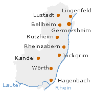 Germesheim Kreis in Rheinland-Pfalz