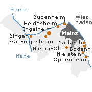 Mainz Bingen Kreis in Rheinland-Pfalz