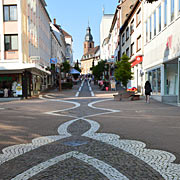 Pirmasens Hauptstraße mit Boulevard-Charakter