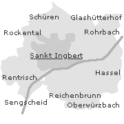 einige Stadtteile von Homburg im Saarland
