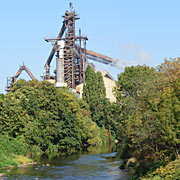 Stahlwerk in Dillingen 