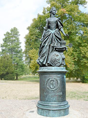 Denkmal für Katharina ii. im Zerbster Schlosspark