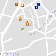 Sehenswürdigkeiten und Markantes in der Innenstadt von Hecklingen