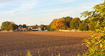 klohlebrauner Ackerboden bei Braunsbedra