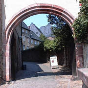 Eingang zur Burg Mildenstein in Leisnig