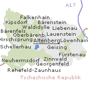 Ortsteile von Altenberg