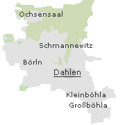 Lage einiger Ortsteile von Dahlen