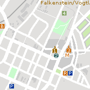 Sehenswertes und Markantes in der Innenstadt von Falkenstein/Vogtl.
