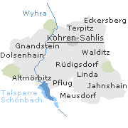 Orte im Stadtgebiet von Kohren-Sahlis