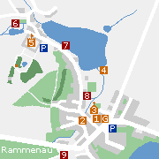Rammenau, Stadtplan der Sehenswürdigkeiten in der Innenstadt