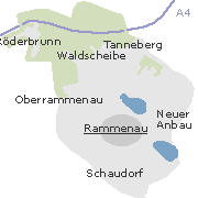 Rammenau - Lage einiger Ortsteile und Siedlungen