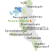 Lage einiger Ortsteile von Rothenburg/O.L