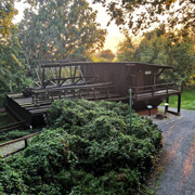 Bergschiffmühle vor der Burg Düben