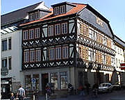 Eisenach am Markt: aufwendiges Fachwerk