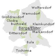 einige Orte im Stadtgebiet von Berga /Elster