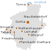 Gotha Kreis in Thüringen