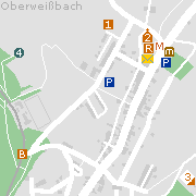 Sehenswertes und Markantes in der Innenstadt von Oberweißbach