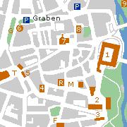 Weimar Innenstadt Karte