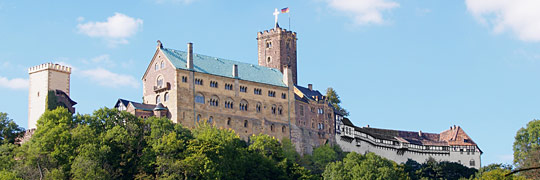 Wartbug bei Eisenach, nationales Denkmal von Rang